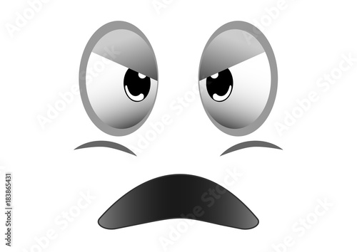 angry expression cartoon