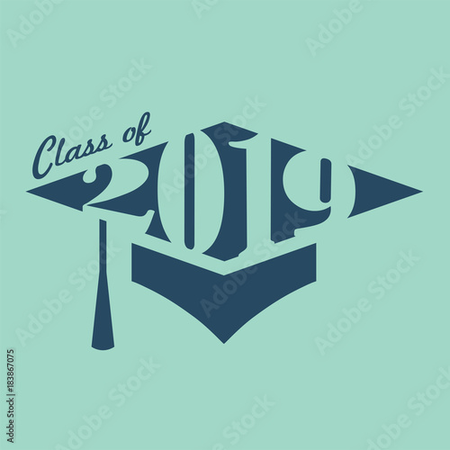 Class of 2019 Congratulations Graduate Typography