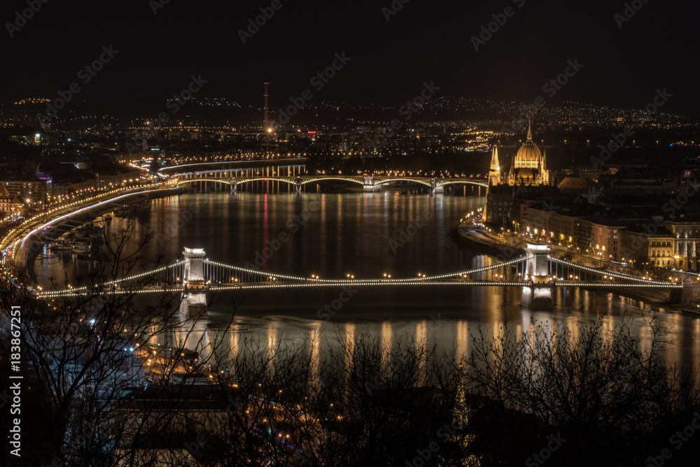 Fototapeta premium Budapest at night