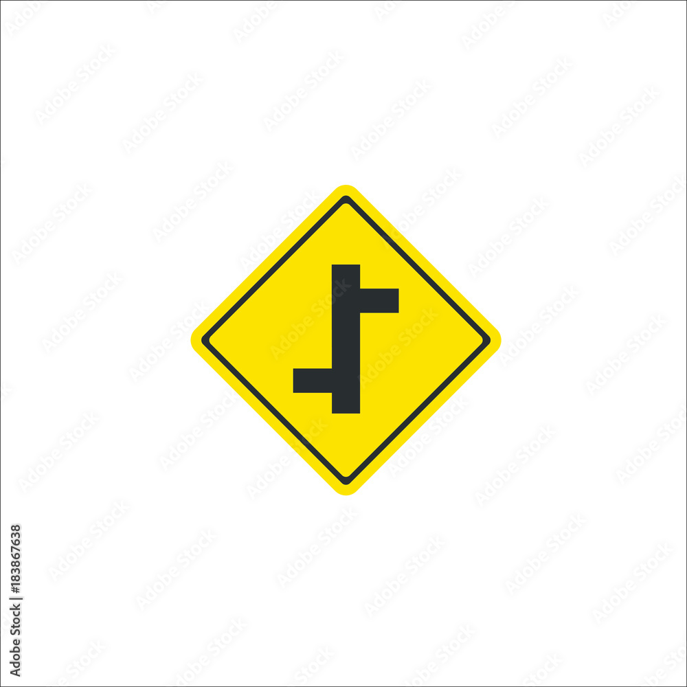 Road sign. Vector Illustration Road sign. Vector Illustration