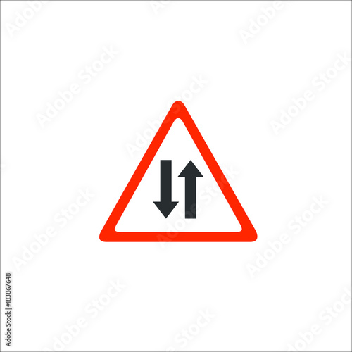 Free Download Road sign. Hazard icon - GFXLoad