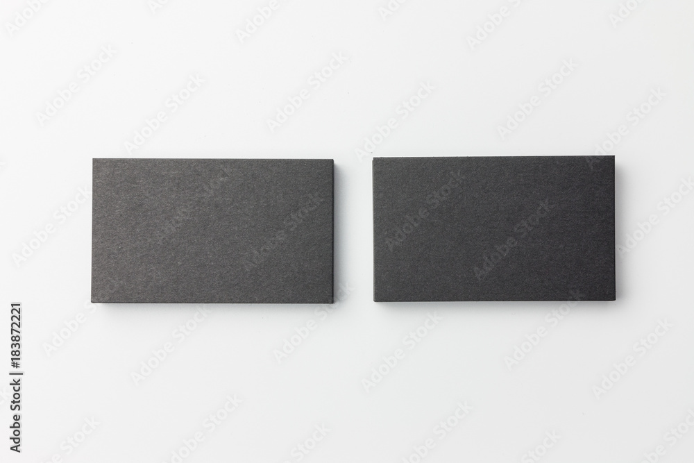 Fototapeta premium Business card on white background