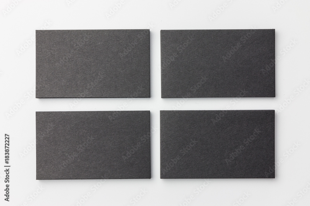 Fototapeta premium Business card on white background