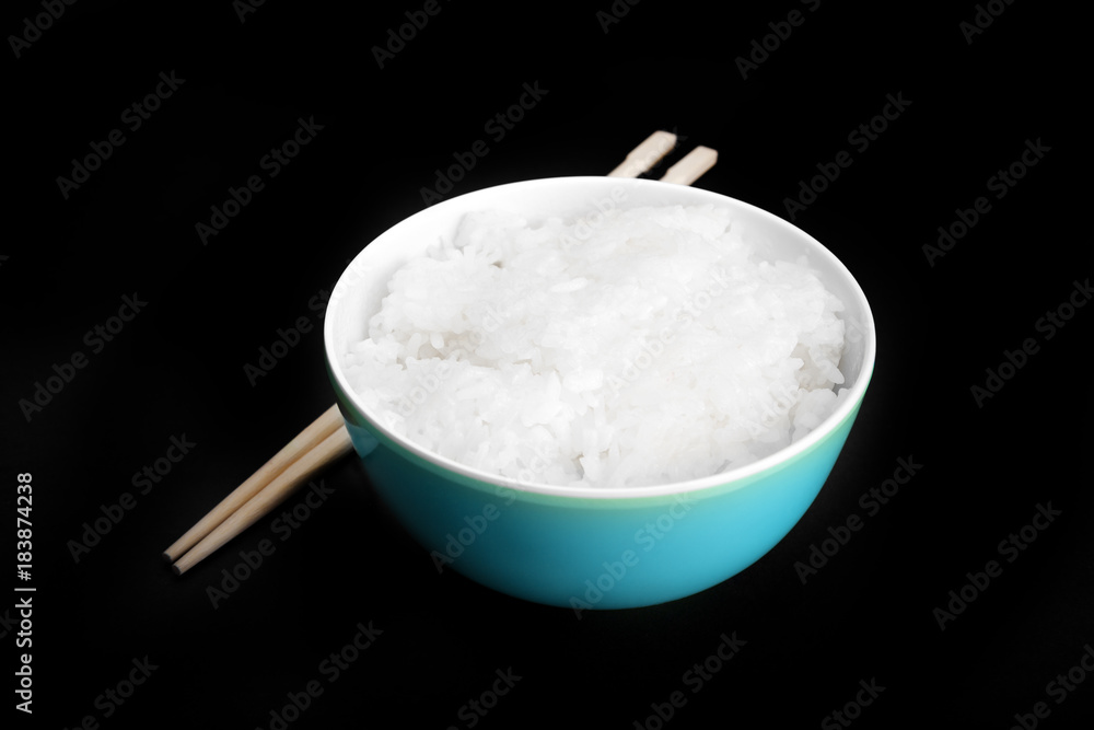 Chinese rice with sticks Chinese rice with sticks