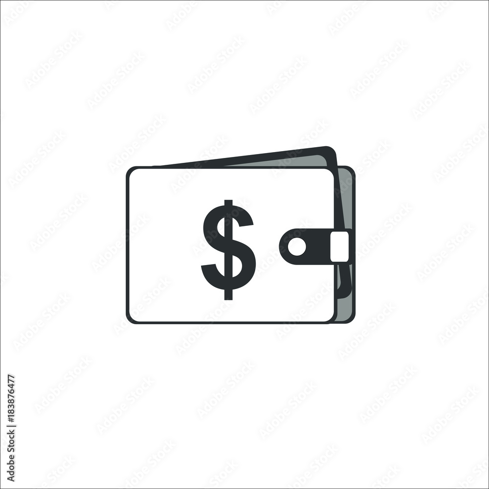 purse icon. Vector Illustration purse icon. Vector Illustration
