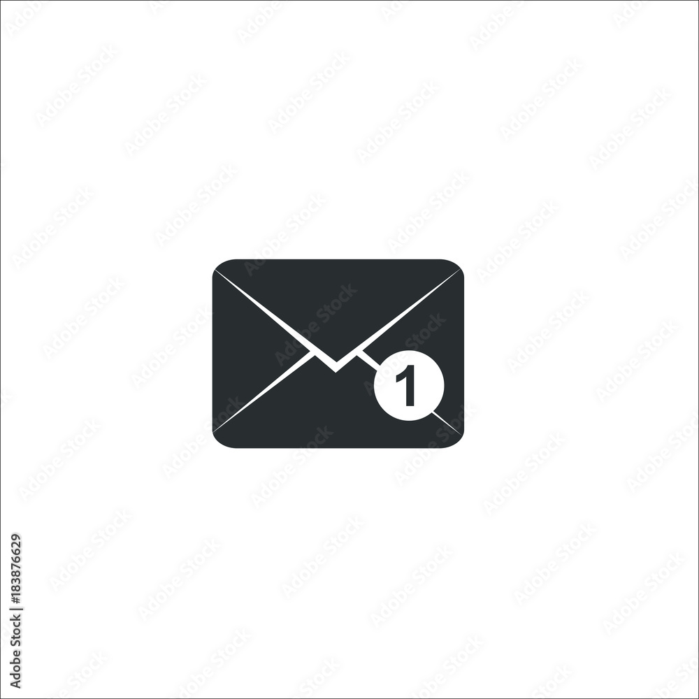 Letter icon. Vector Illustration Letter icon. Vector Illustration