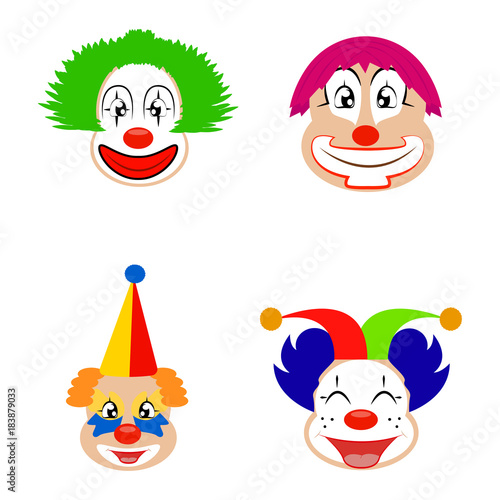 Funny cute Clown