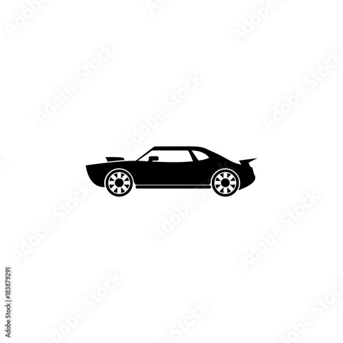 Muscle car icon. Transport elements. Premium quality graphic design icon. Simple icon for websites  web design  mobile app  info graphics