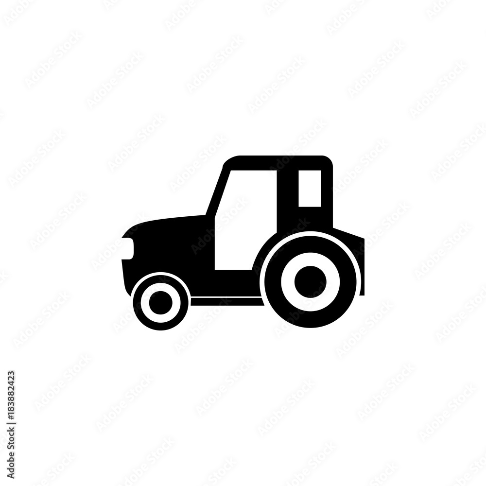 Tractor icon. Illustration of transport elements. Premium quality graphic design icon. Simple icon for websites, web design, mobile app, info graphics