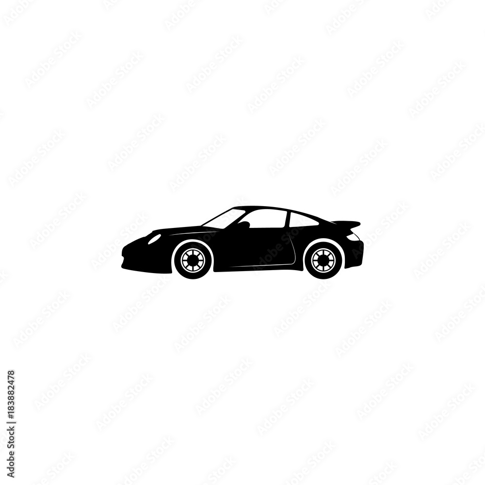 sport car icon. Illustration of transport elements. Premium quality graphic design icon. Simple icon for websites, web design, mobile app, info graphics