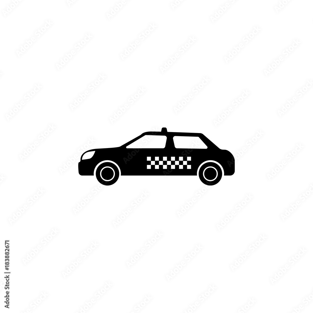 Fototapeta premium Taxi icon. Illustration of transport elements. Premium quality graphic design icon. Simple icon for websites, web design, mobile app, info graphics