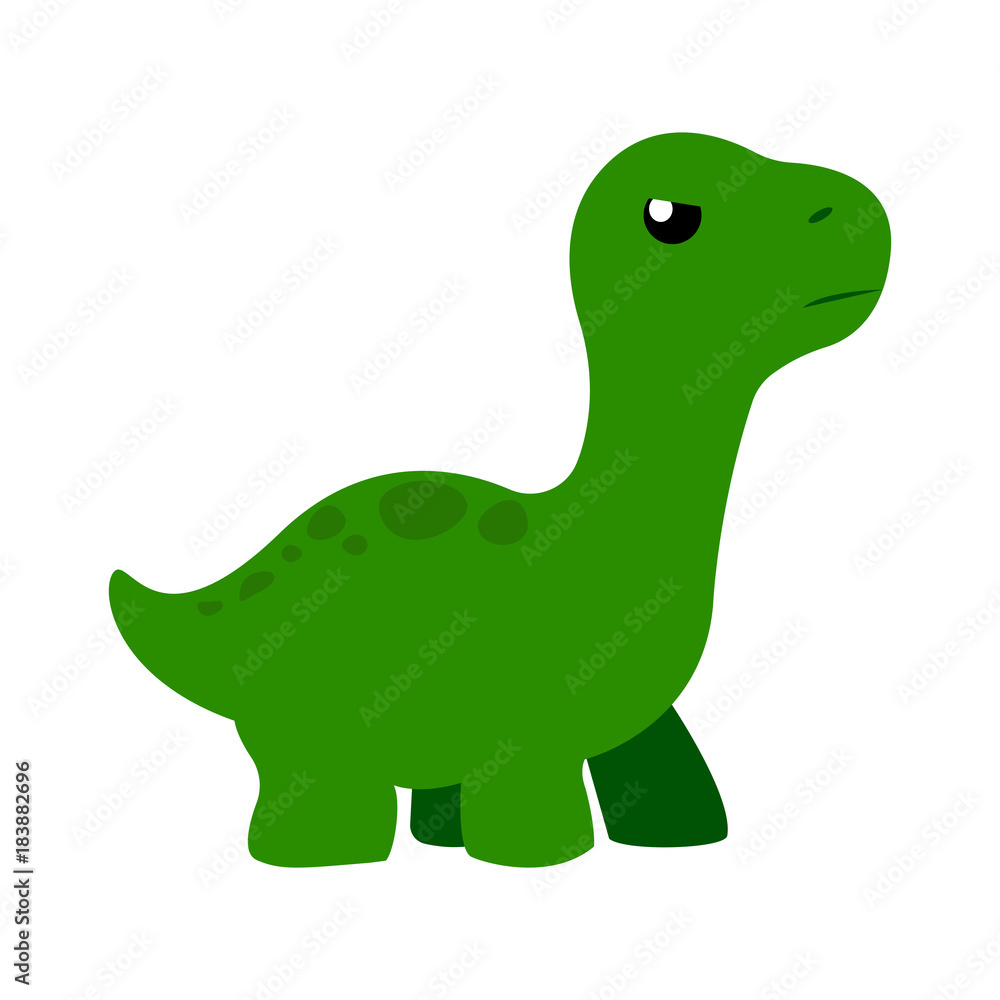 Fototapeta premium Cute cartoon dinosaur