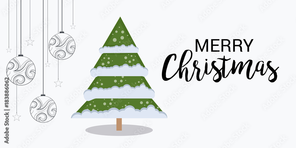 Fototapeta premium Merry Christmas