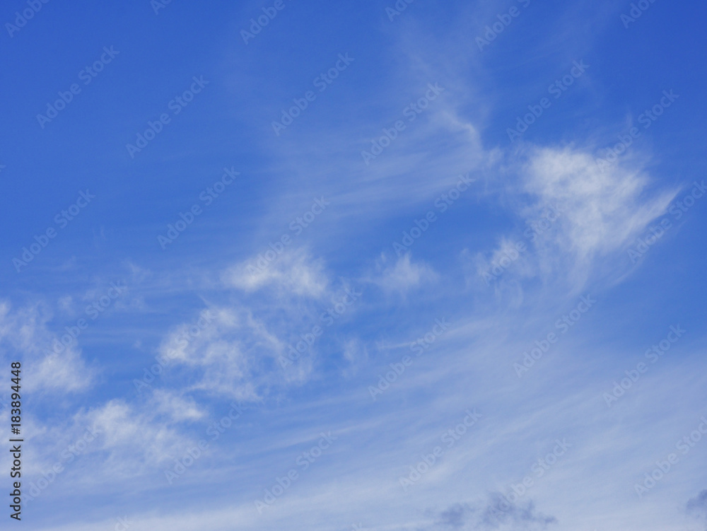 cloudy beautiful blue sky background
