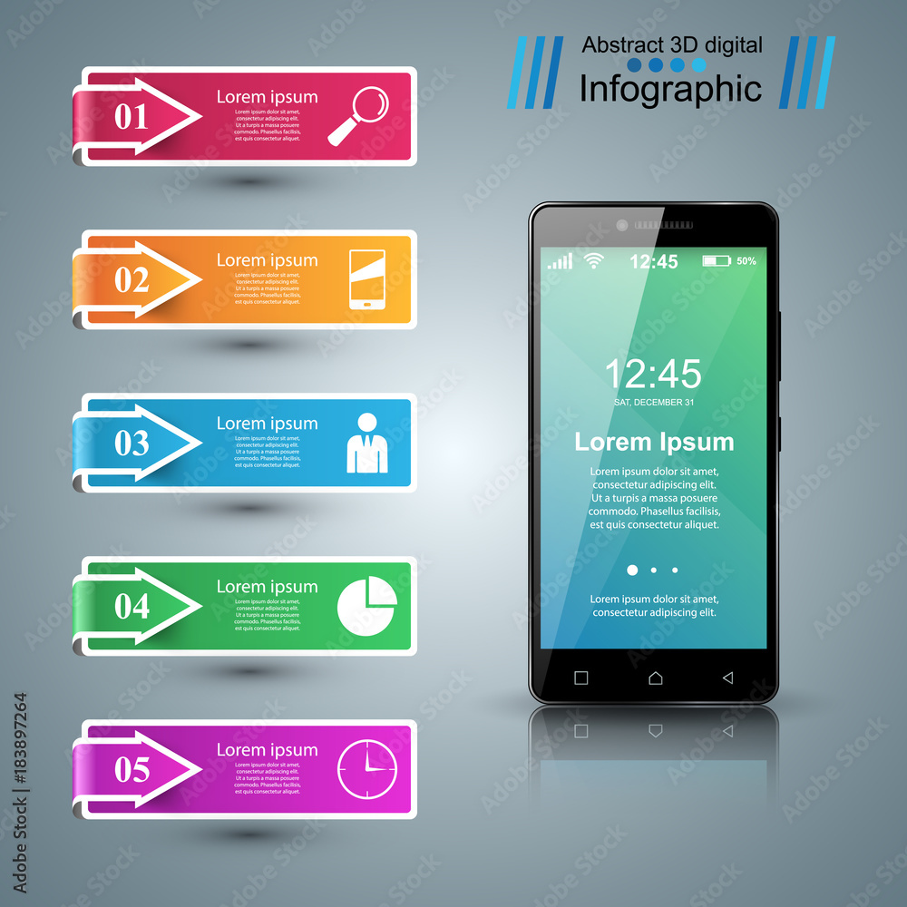 Digital gadget, smartphone tablet icon. Business infographic. Digital gadget, smartphone tablet icon. Business infographic.