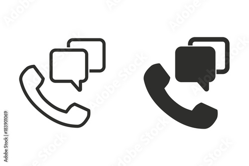 Assistance vector icon.