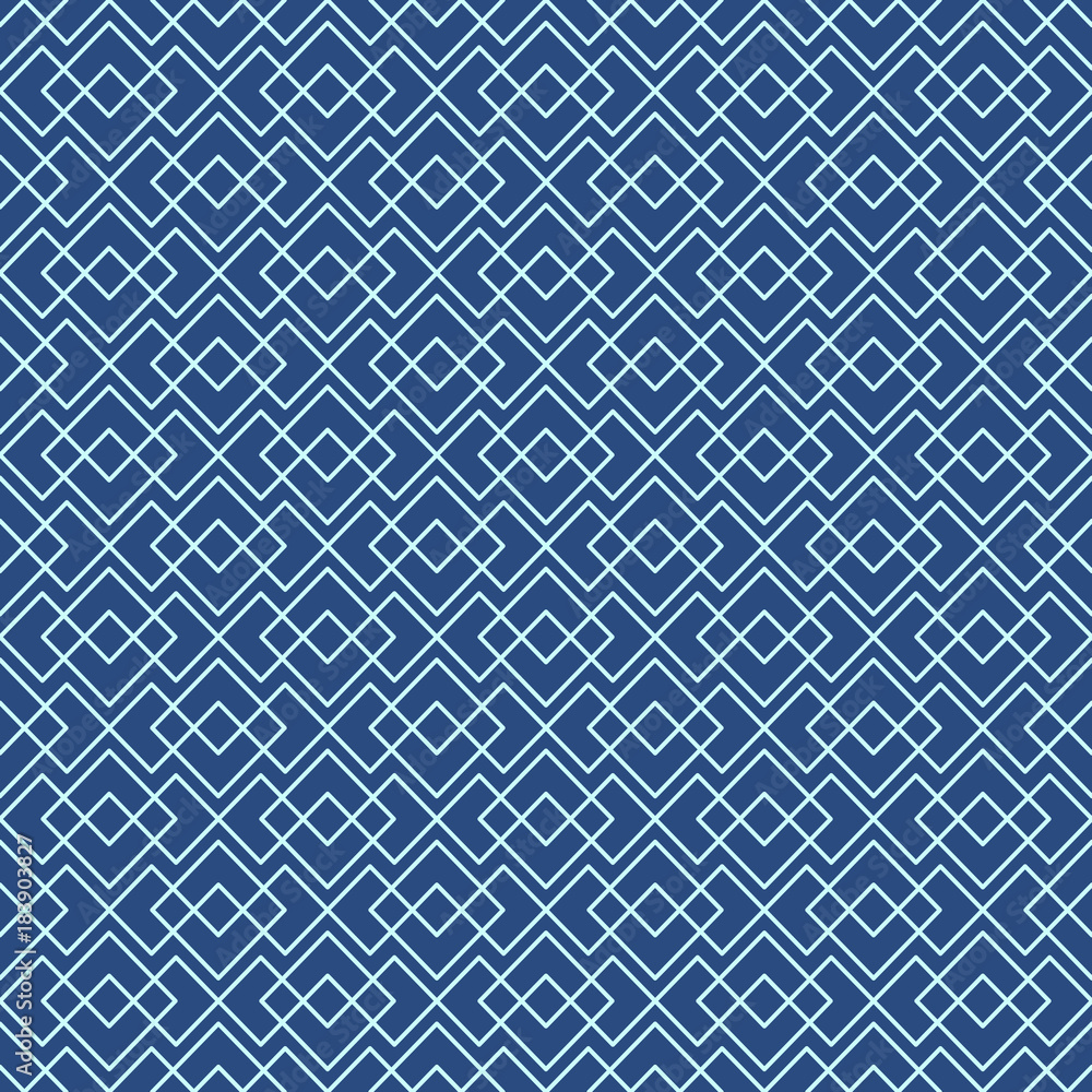 Seamless line pattern, abstract geometric background in navy blue and turquoise colors. Vector illustration. Simple and minimal background. Seamless line pattern, abstract geometric background in navy blue and turquoise colors. Vector illustration. Simple and minimal background.