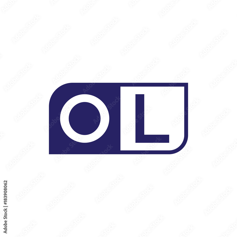 initial letter logo simple shape initial letter logo simple shape