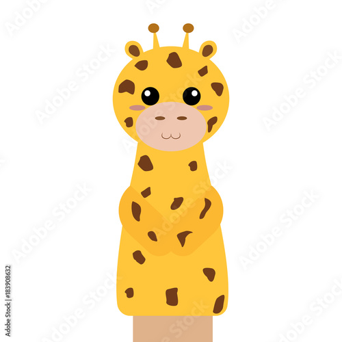 Cute puppet animal