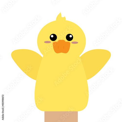 Cute puppet animal