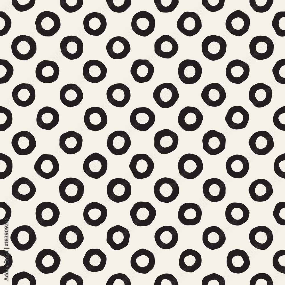 Hand drawn black and white ink abstract seamless pattern. Vector stylish texture. Monochrome geometric shappes paint brush lines Hand drawn black and white ink abstract seamless pattern. Vector stylish texture. Monochrome geometric shappes paint brush lines
