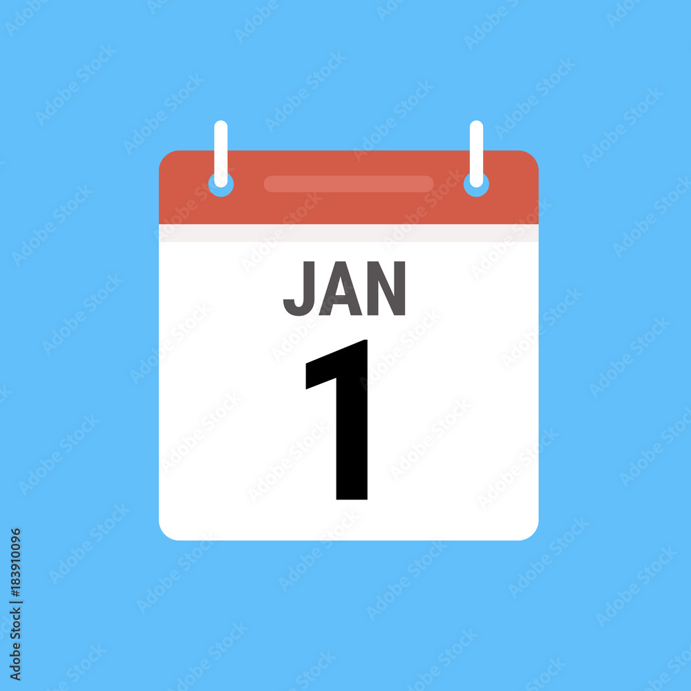 Fototapeta premium Vector Calendar Icon