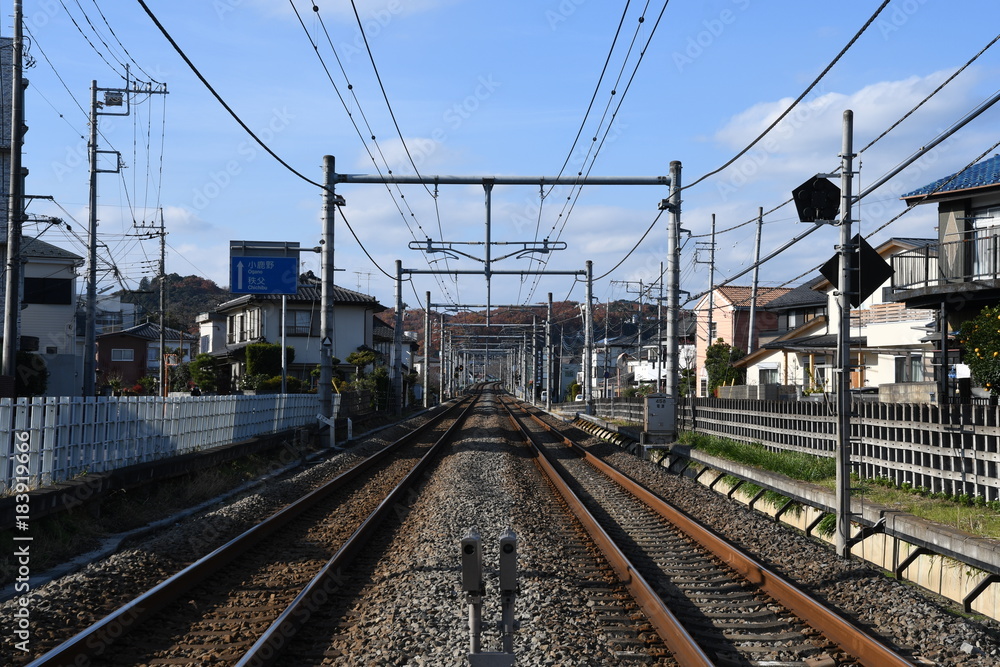 railway in Tokyo (SEIBU IKEBUKURO LINE)