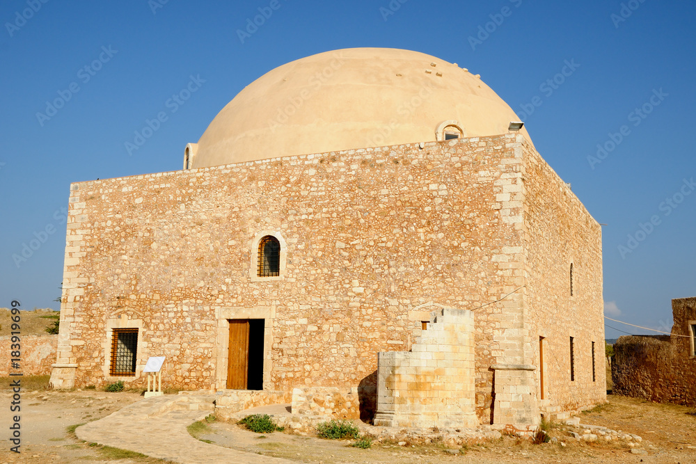 Mosque of Sultan Ibrahim in Fortezza citadel, Rethymno, Crete, Greece