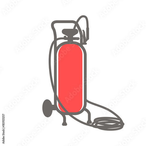 Vector icon of gas cylinder