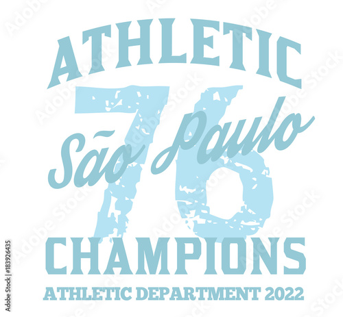 Wallpaper Mural S o Paulo sport t-shirt design, college sport team style typography for poster, t-shirt or print. Torontodigital.ca