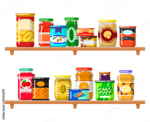 Canned food set