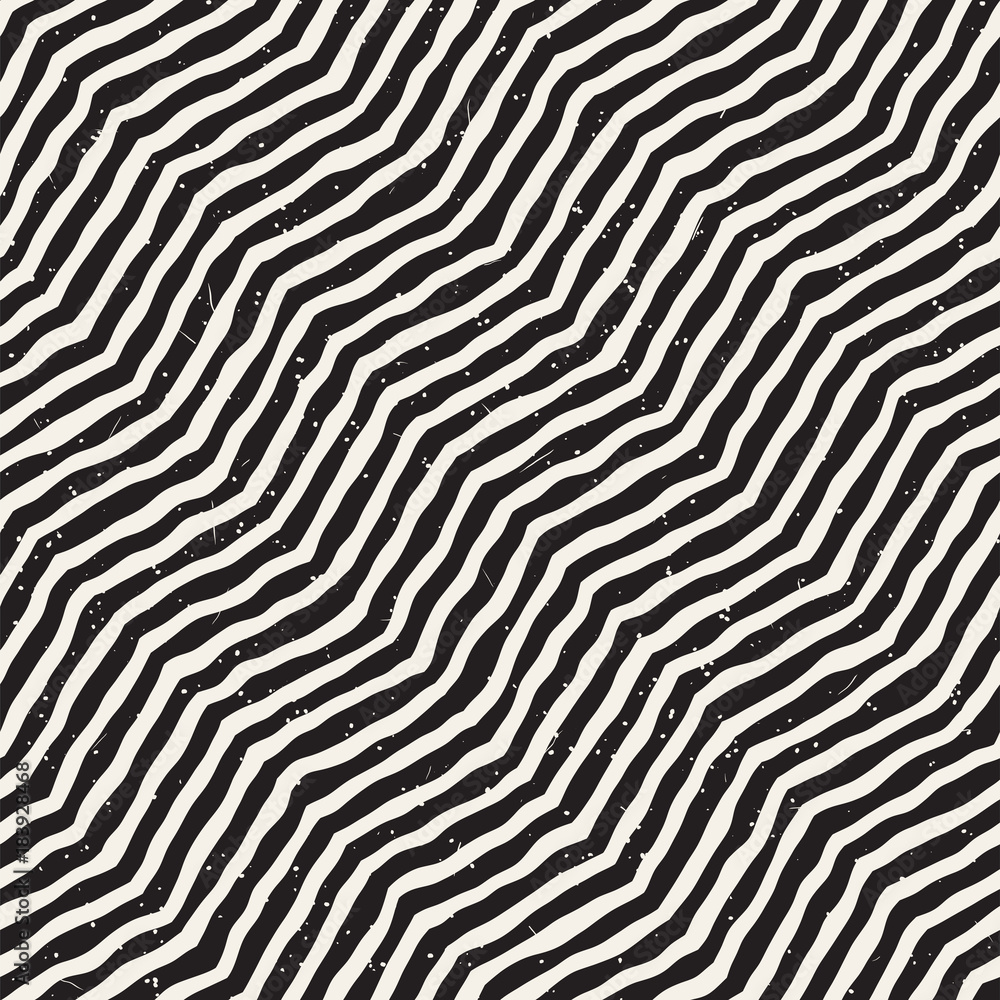 Hand drawn style seamless pattern. Abstract geometric tiling background in black and white. Vector doodle line lattice Hand drawn style seamless pattern. Abstract geometric tiling background in black and white. Vector doodle line lattice