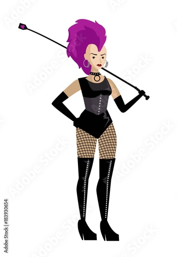 bondage mohawk woman