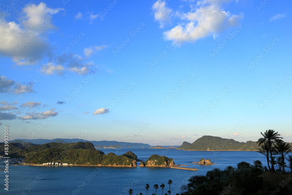 初冬の南郷の海
