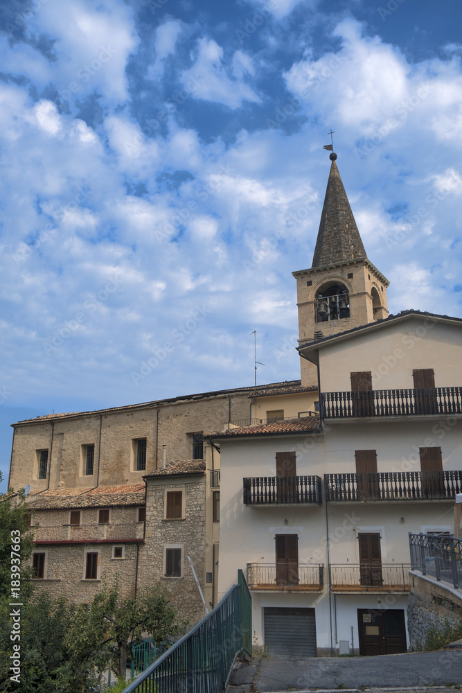 Caramanico Terme (Abruzzi, Italy): historic church Caramanico Terme (Abruzzi, Italy): historic church