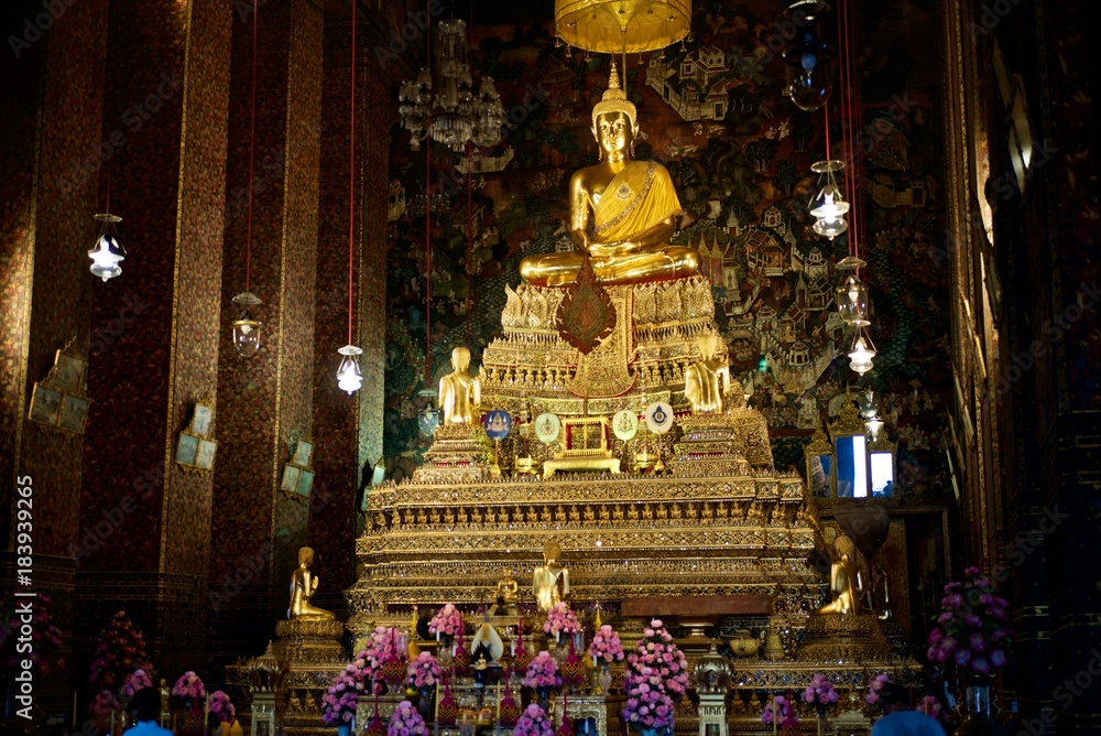 The Buddha in the church pay homage.