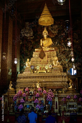 The Buddha in the church pay homage.