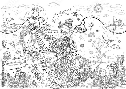 Obraz na plátně Illustration