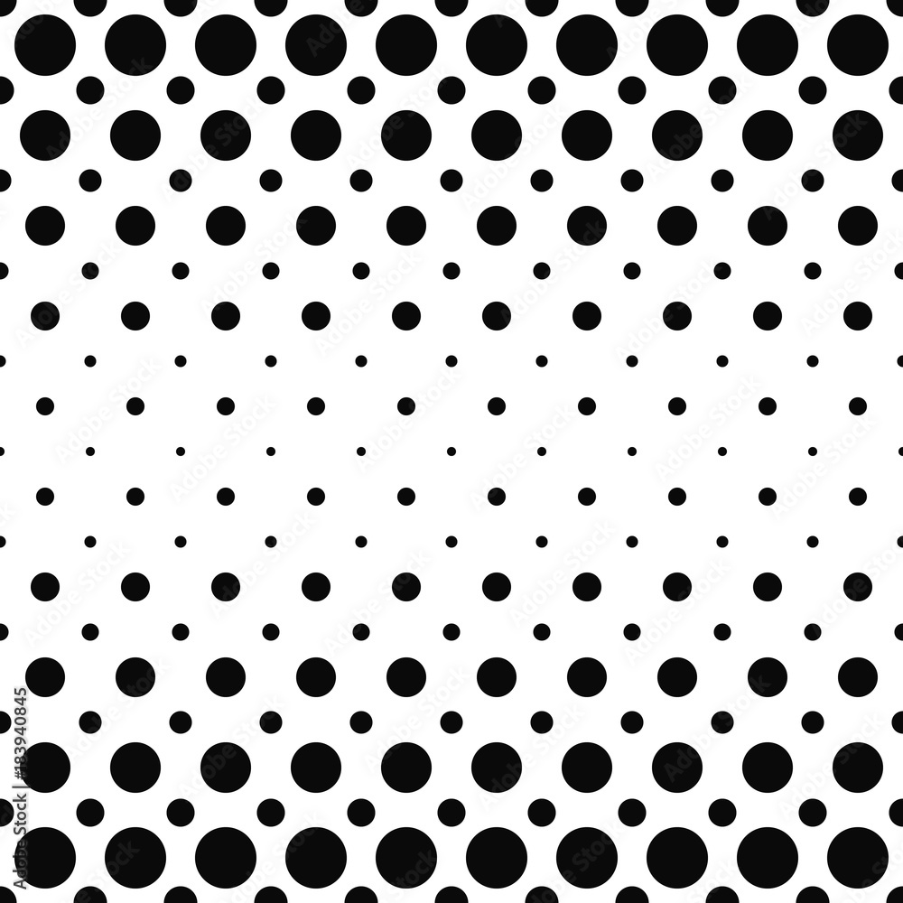 Black and white dot pattern design background Black and white dot pattern design background