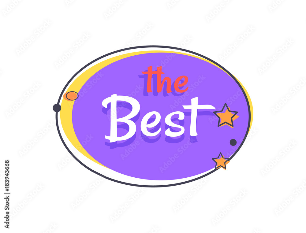 The Best Night Sale Banner with Moon and Stars The Best Night Sale Banner with Moon and Stars