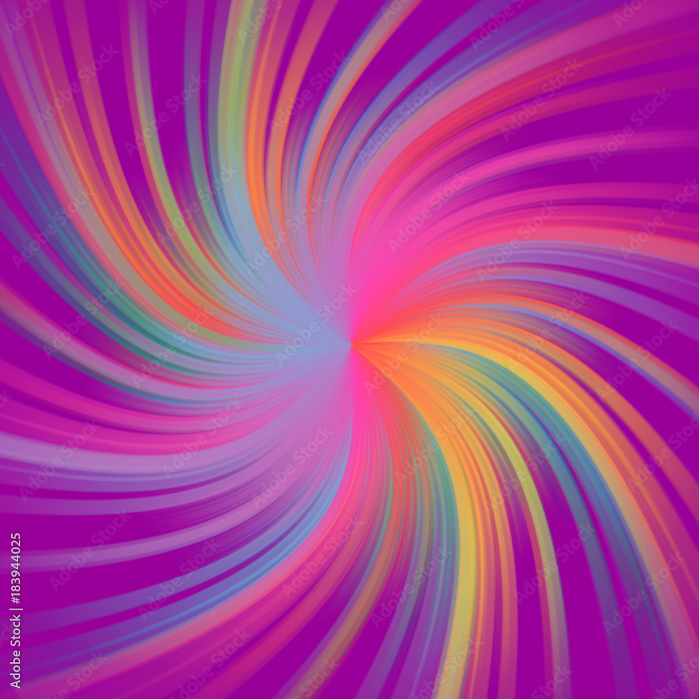 Abstract bright and colorful swirl lines background.