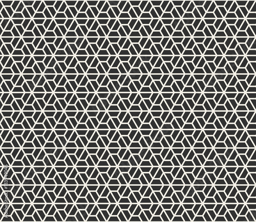 Vector seamless lines pattern. Modern stylish triangle shapes texture. Repeating geometric tiles