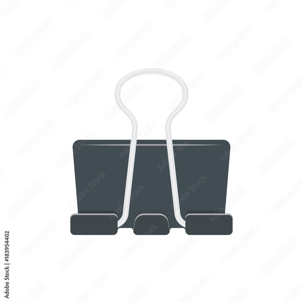 Bulldog Clip Vector Icon Bulldog Clip Vector Icon