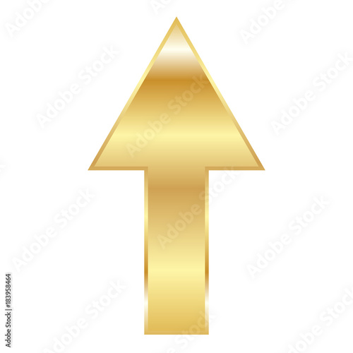 vector illustration of Golden Arrow