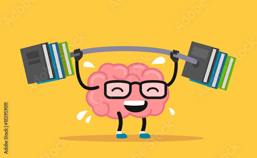 Enjoyable education brain cartoon training.