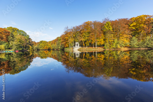 Flawless Autumn Landscape at Krefeld City Lake / Germany