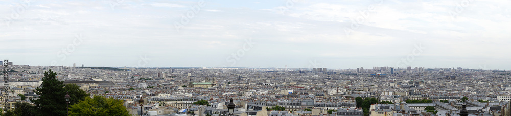 Panorama de Paris depuis Montmartre Panorama de Paris depuis Montmartre