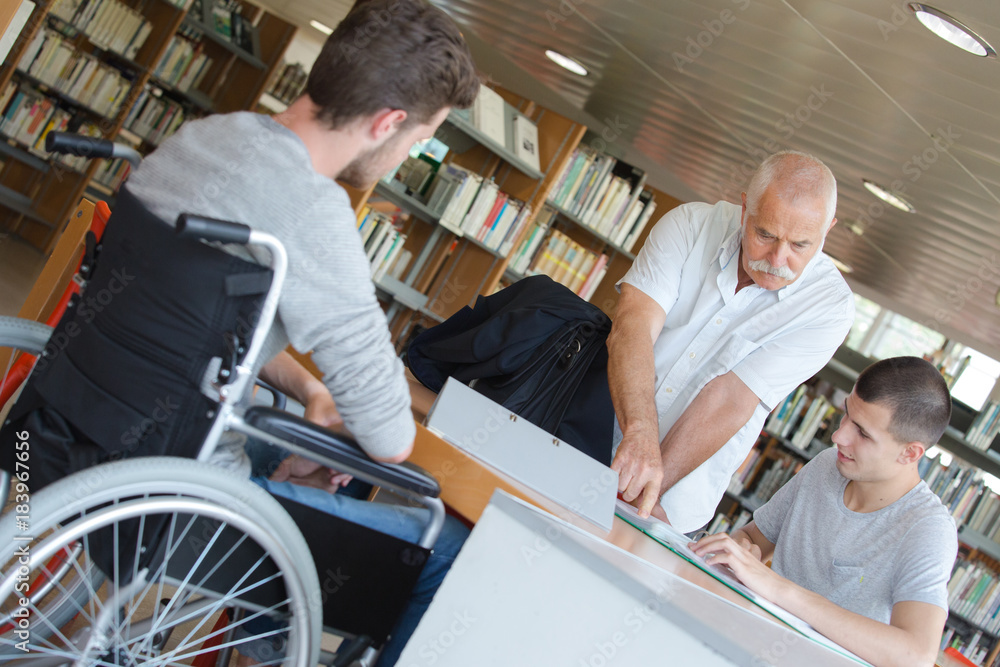 boy in wheelchair in class boy in wheelchair in class