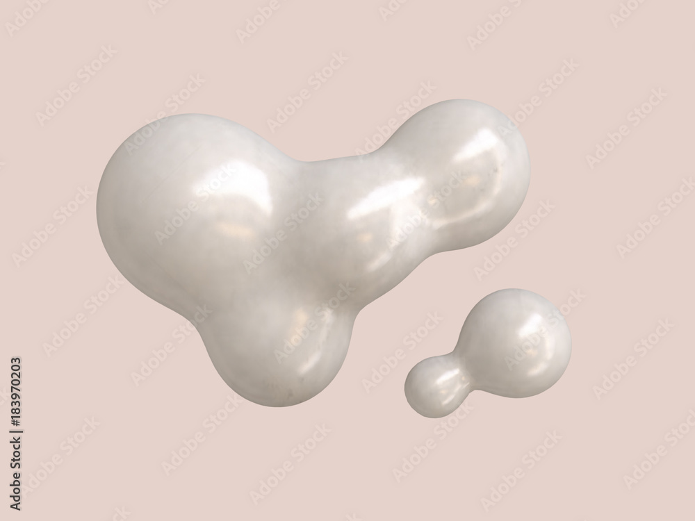abstract marble glossy 3d rendering round shape cream background abstract marble glossy 3d rendering round shape cream background