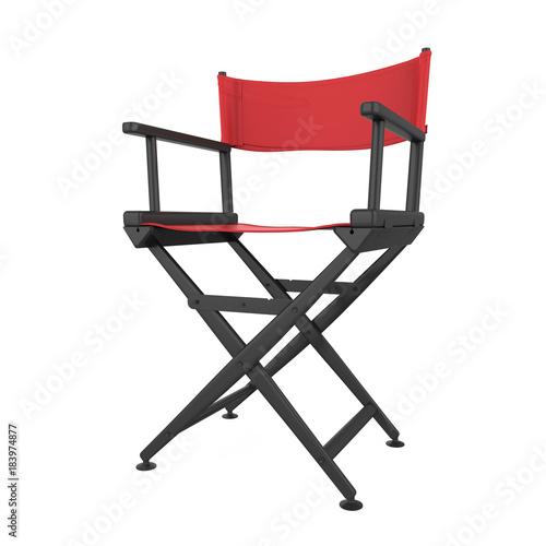 Movie Director Chair Isolated